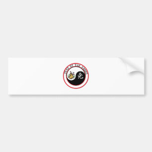 Year of the Rabbit - yinyang Bumper Sticker