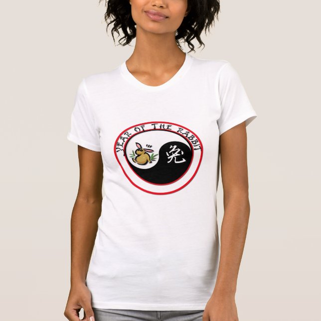 Year of the Rabbit - yinyang T-Shirt (Front)