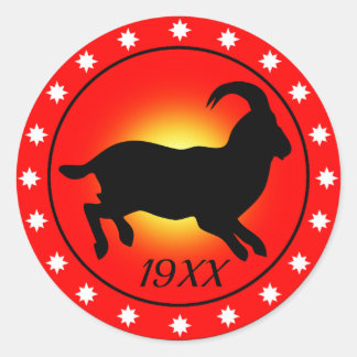 Year of the Ram / Goat / Sheep Classic Round Sticker