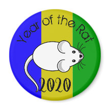 Year of the Rat 2020 Mouse with Text