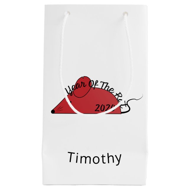 Year of the Rat 2020 Small Gift Bag (Front)