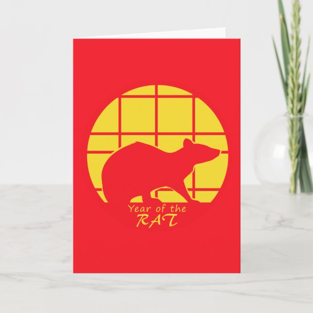 Year of the Rat Card (Front)