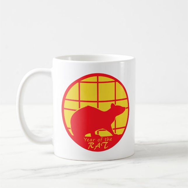 Year of the Rat Coffee Mug (Left)