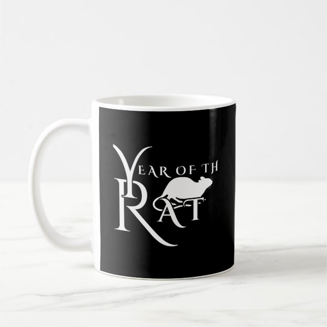Year of the rat coffee mug (Left)