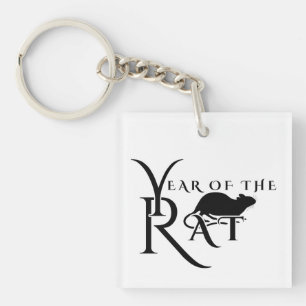 Year of the rat key ring