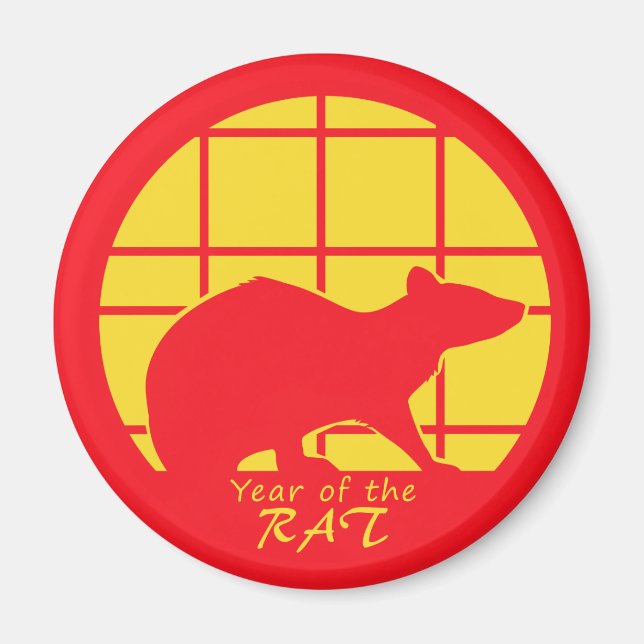 Year of the Rat Magnet (Front)