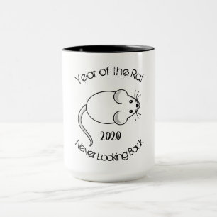 Year of the Rat Never Looking Back 2020 Vision Mug