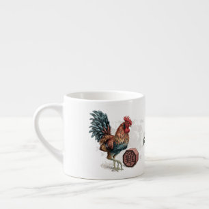 Year of the Rooster Chinese Zodiac Art Espresso Cup