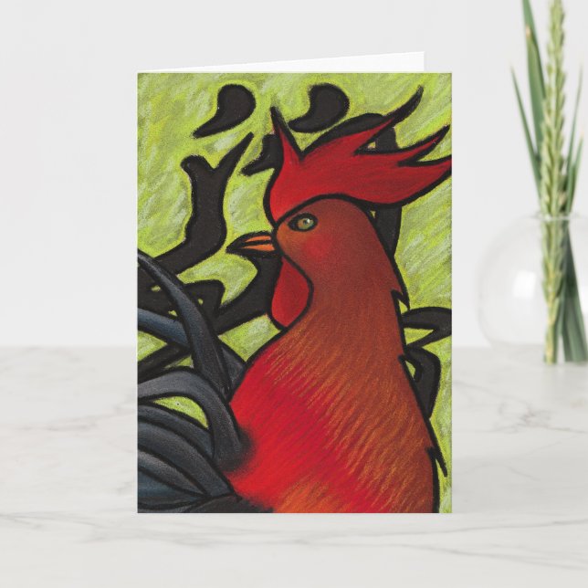 Year of the Rooster Holiday Card (Front)