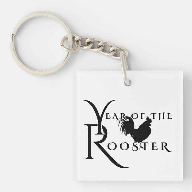 Year of the rooster key ring (Front)