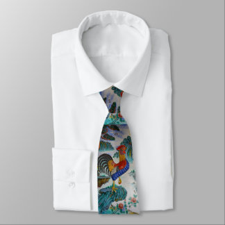 Year of the Rooster Tie Design 1