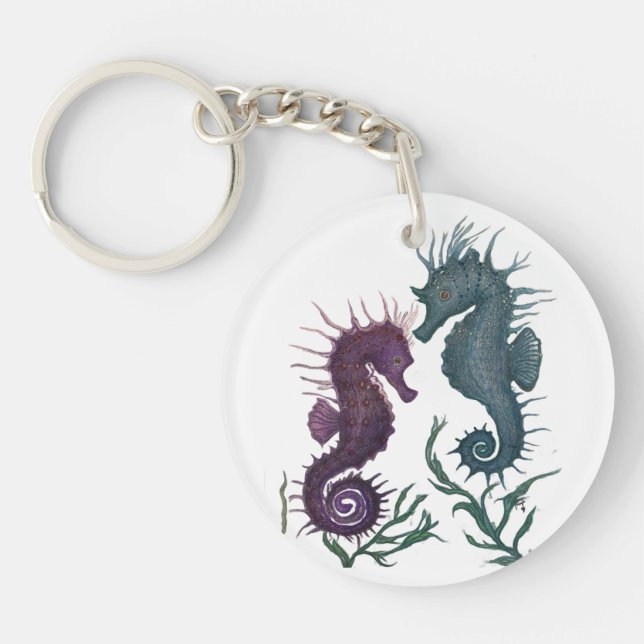 Year of the Seahorses Key Ring (Front)