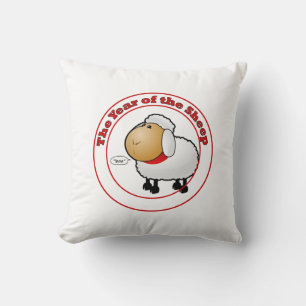 Year of the Sheep Cartoon Cushion