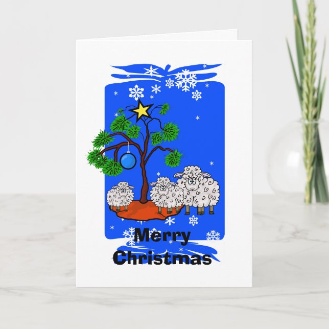 Year of The Sheep Christmas Card (Front)