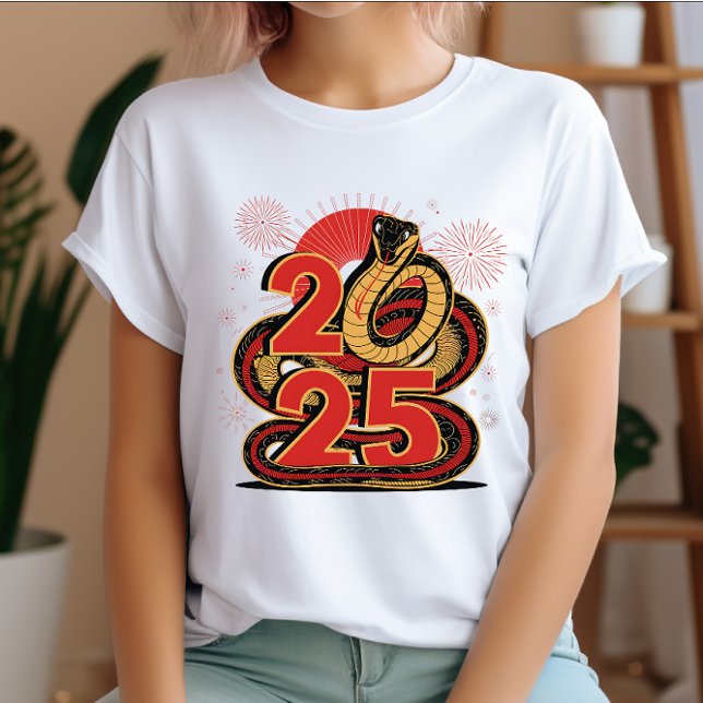 Year Of The Snake 2025 | Chinese Zodiac 2025 T-Shirt (Creator Uploaded)
