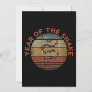 Year Of The Snake 2025 Invitation