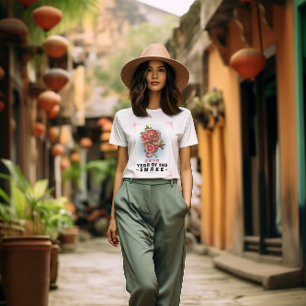 Year Of The Snake 2025 Japanese Art T-Shirt