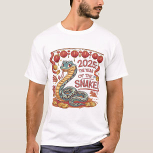 Year Of The Snake 2025 Lunar New Year Chinese New T-Shirt
