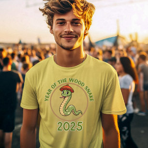 Year of the Snake 2025 Lunar Zodiac sign T-Shirt