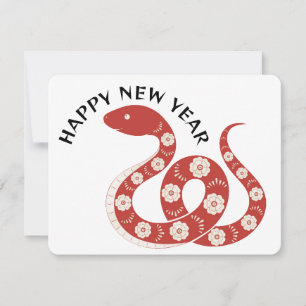 Year of the Snake 2025 Note Card & Calendar