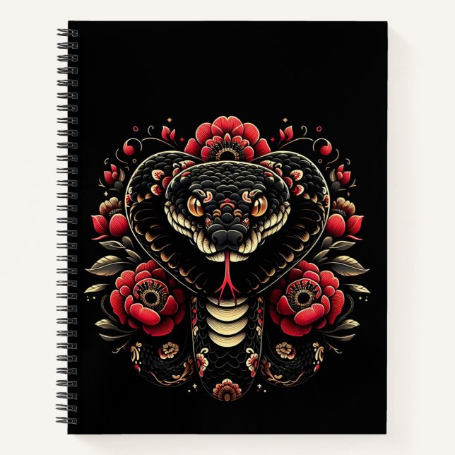 Year of the Snake 2025: Wisdom, Transformation Notebook (Front)