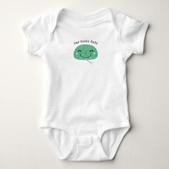 Year of the Snake  Baby Bodysuit (Front)