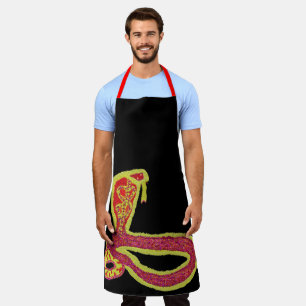 Year of the Snake Chinese Lunar New Year glitter Apron