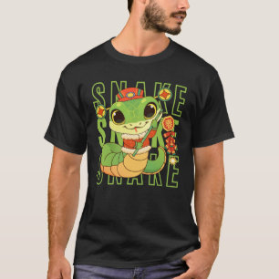 Year Of The Snake Chinese New Year Green Snake T-Shirt