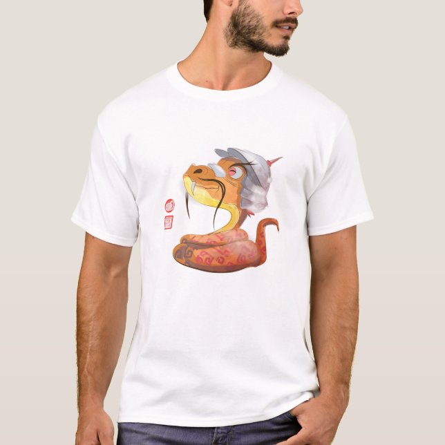 Year Of The Snake Chinese Zodiac Animal Horoscope T-Shirt (Front)