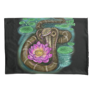Year of the Snake Chinese Zodiac Cobra Pillowcase