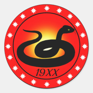 Year of the Snake Classic Round Sticker