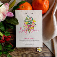 Year of the Snake Floral | Baby Shower Invitation