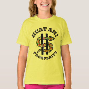 Year of the Snake "Huat Ah!" Light Coloured  T-Shirt