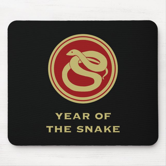 Year of the Snake Mouse Mat (Front)