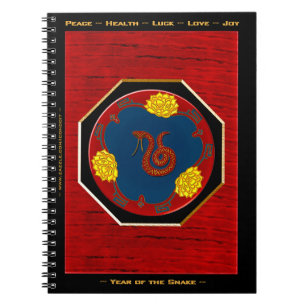 Year Of The Snake (Personalised) Notebook