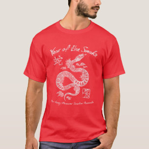 Year Of The Snake Traits Chinese Zodiac Lunar 2025 T-Shirt
