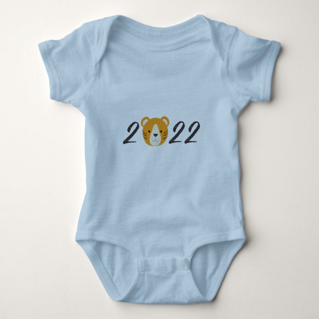 Year of the Tiger 2022  Baby Bodysuit (Front)