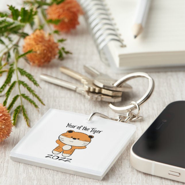 Year of the Tiger 2022 Key Ring (Front Right)