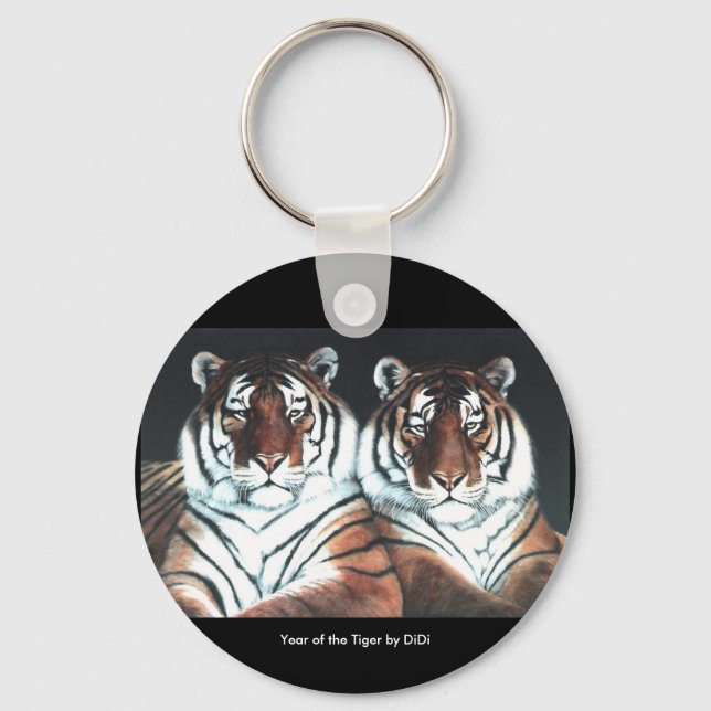 Year of the Tiger by DiDi Key Ring (Front)
