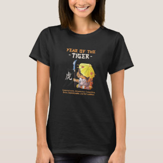 Year Of The Tiger Chinese Zodiac Animal Sign T-Shirt