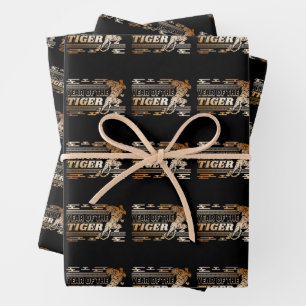 Year of the Tiger Happy Chinese New Year 2022 Wrapping Paper Sheet