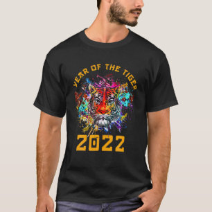 Year Of The Tiger Horoscope Art Happy Chinese New T-Shirt