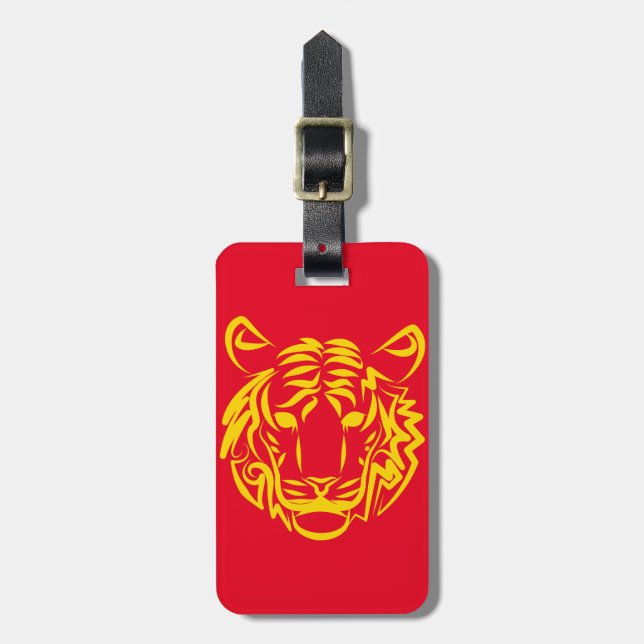 Year of the Tiger Luggage Tag (Front Vertical)