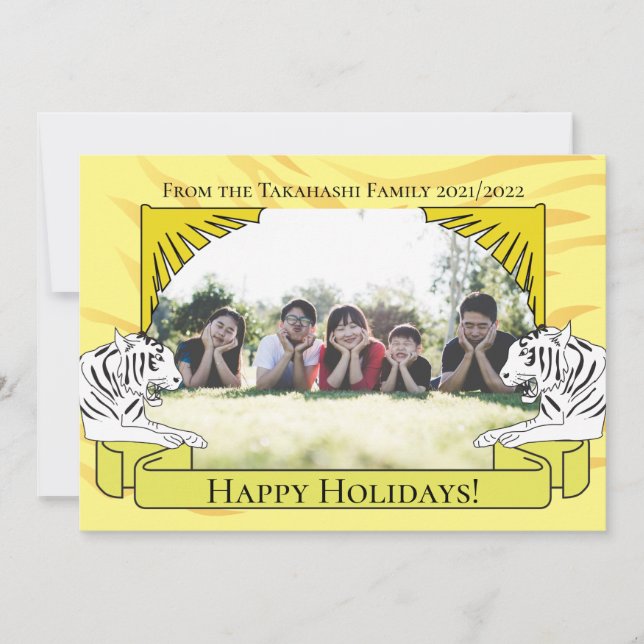 Year of the Tiger New Year Card (Front)