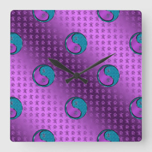 Year of the Water Boar Square Wall Clock