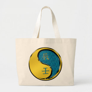 Year of the Water Dragon Large Tote Bag