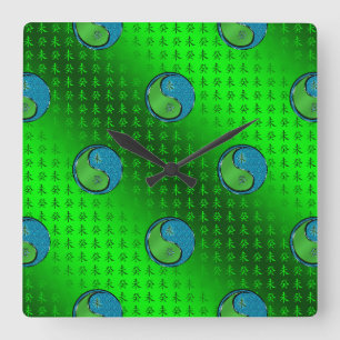 Year of the Water Goat Square Wall Clock