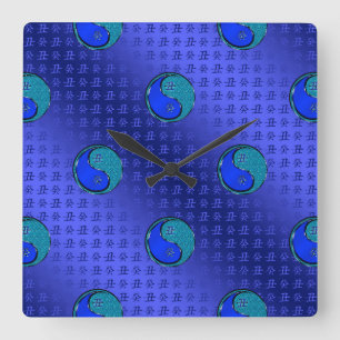 Year of the Water Ox Square Wall Clock
