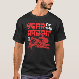 Year of The Water Rabbi 2023 Chinese Zodiac Men Wo T-Shirt