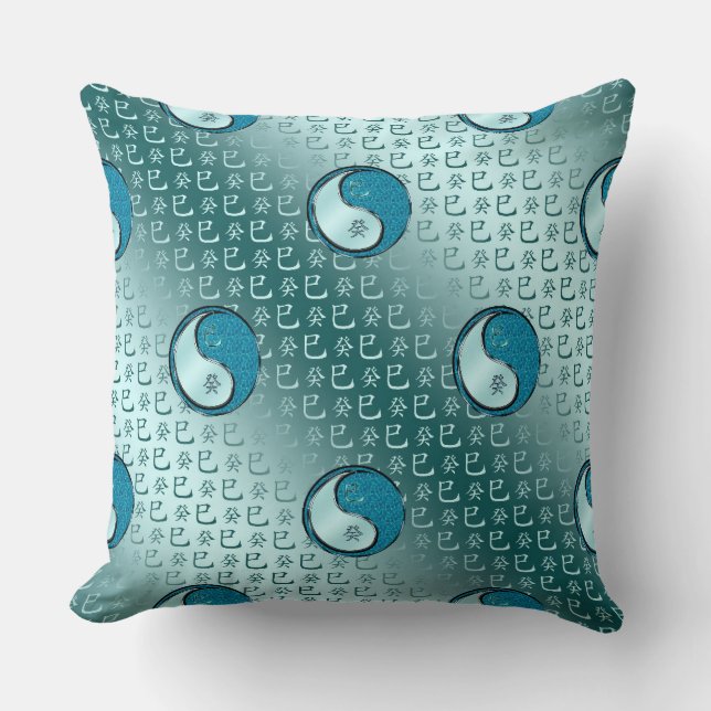 Year of the Water Snake Cushion (Front)